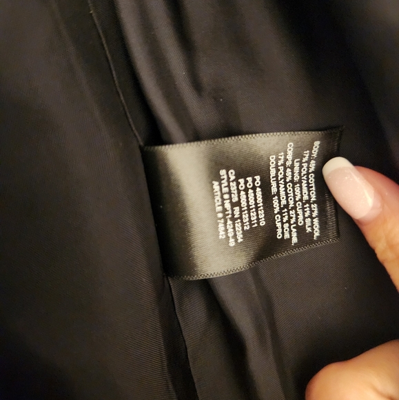 Aritzia Babaton New Power Blazer Charcoal 4 - Picture 4 of 7